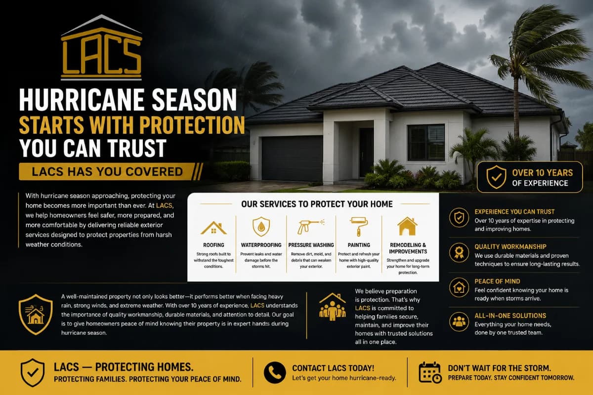 Hurricane Season Starts with Protection You Can Trust- LACS Has You Covered