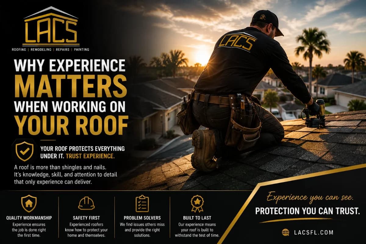 Why Experience Matters When Working on Your Roof
