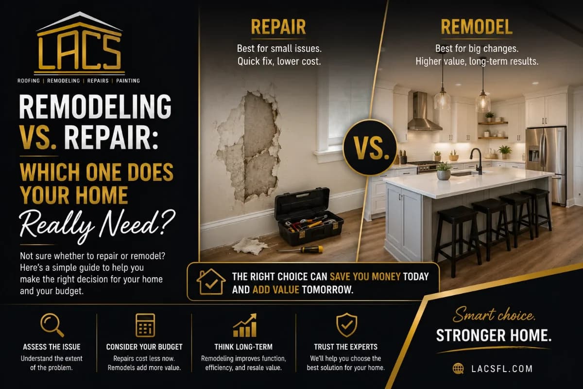 Remodeling vs. Repair: Which One Does Your Home Really Need?