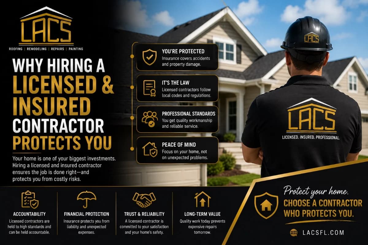 Why Hiring a Licensed & Insured Contractor Protects You