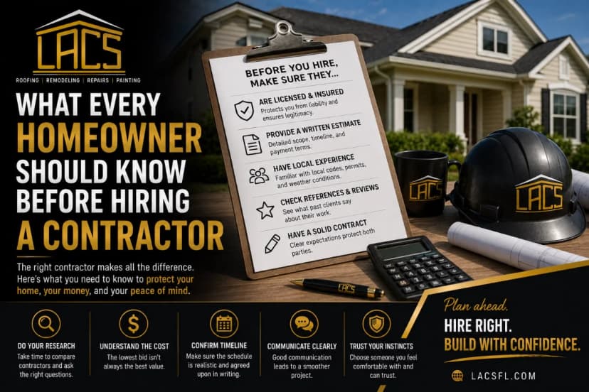 What Every Homeowner Should Know Before Hiring a Contractor