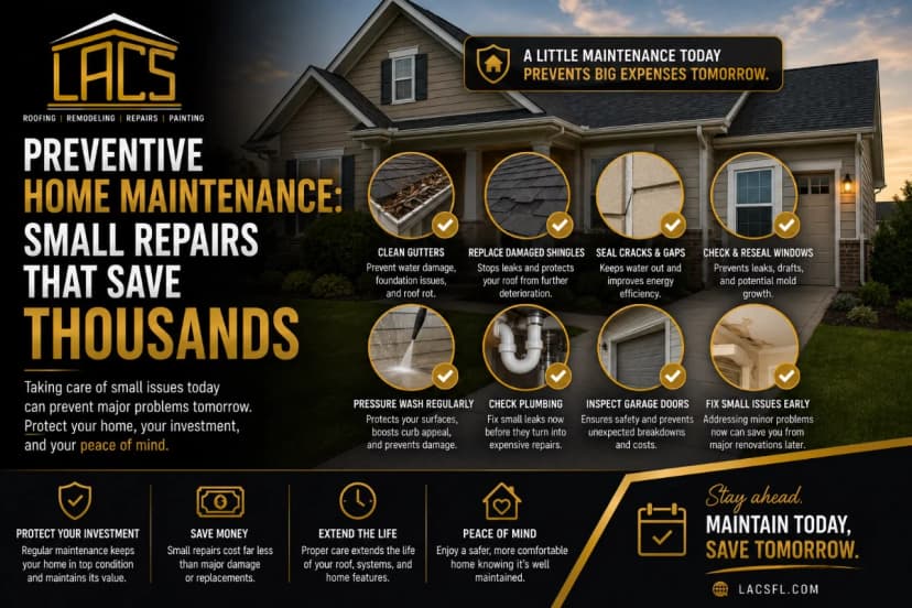 Preventive Home Maintenance: Small Repairs That Save Thousands
