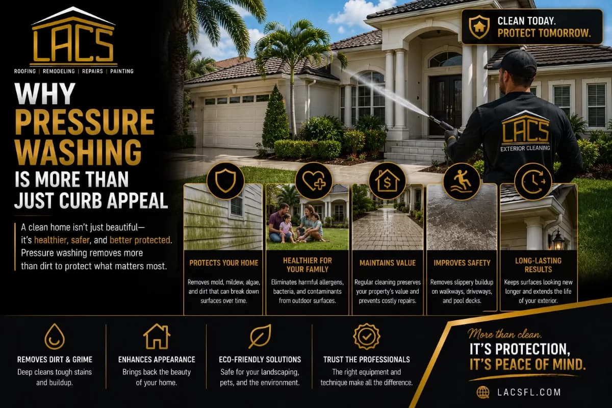 Why Pressure Washing Is More Than Just Curb Appeal