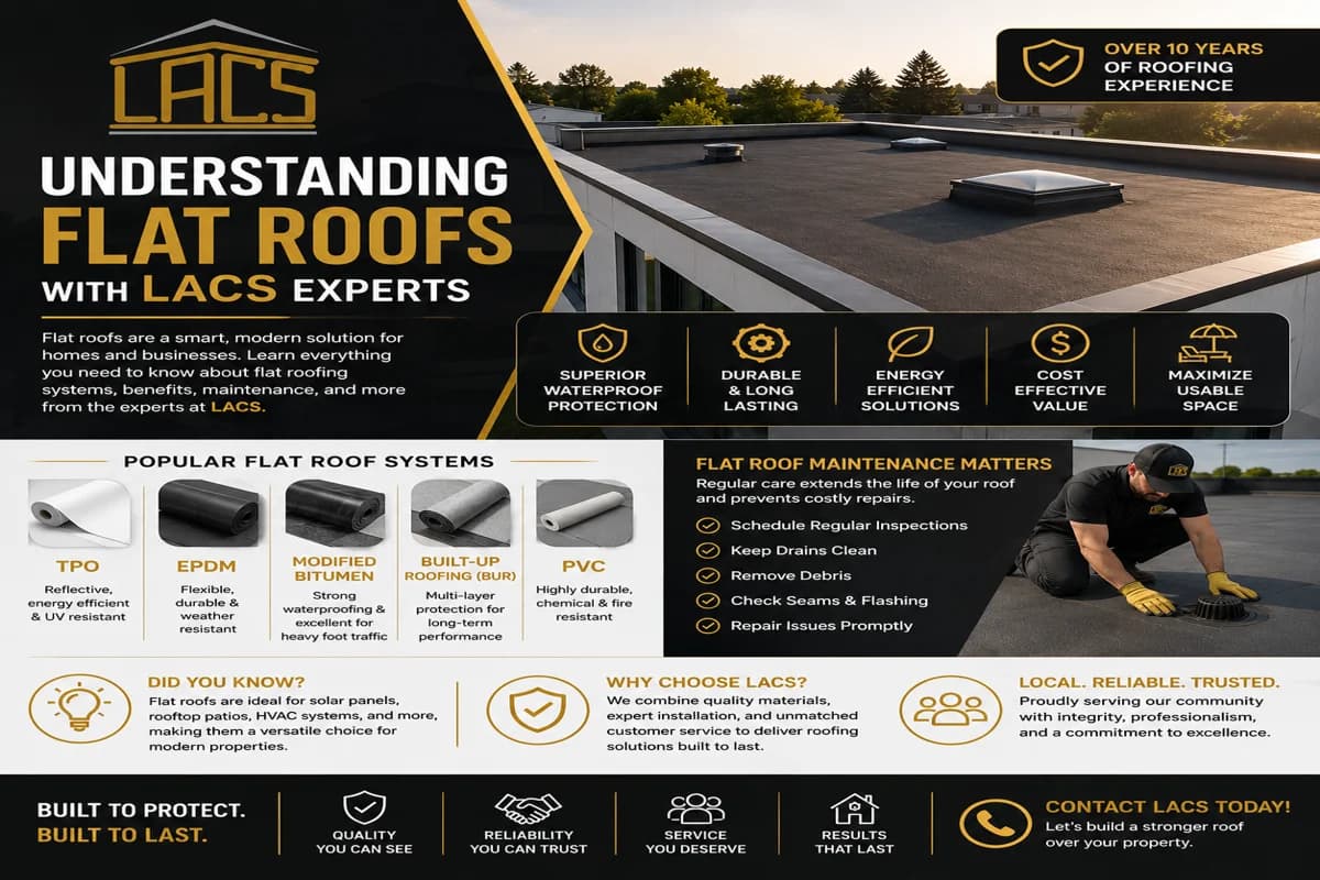 Understanding Flat Roofs with LACS Experts